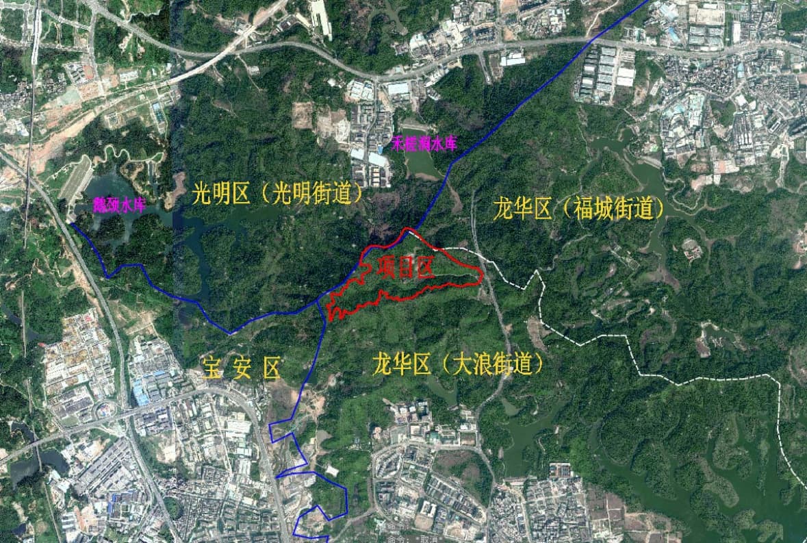 03 龍華能源生態(tài)園地理位置
